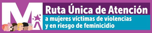 Logo de Ruta única de atención a mujeres victimas de violencia