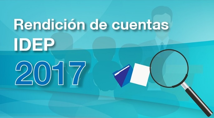 Se invita a la ciudadanía a realizar comentarios sobre el informe de #RendiciónDeCuentasIDEP 2017