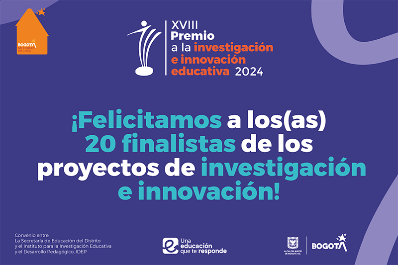 felicitaciones a los 20 finalistas de los proyectos de investigación e innovación