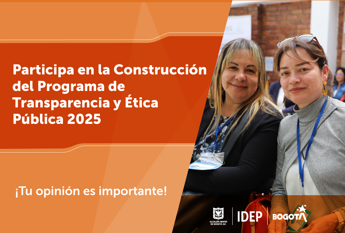 Participa en la Construcción del Programa de Transparencia y Ética Pública 2025