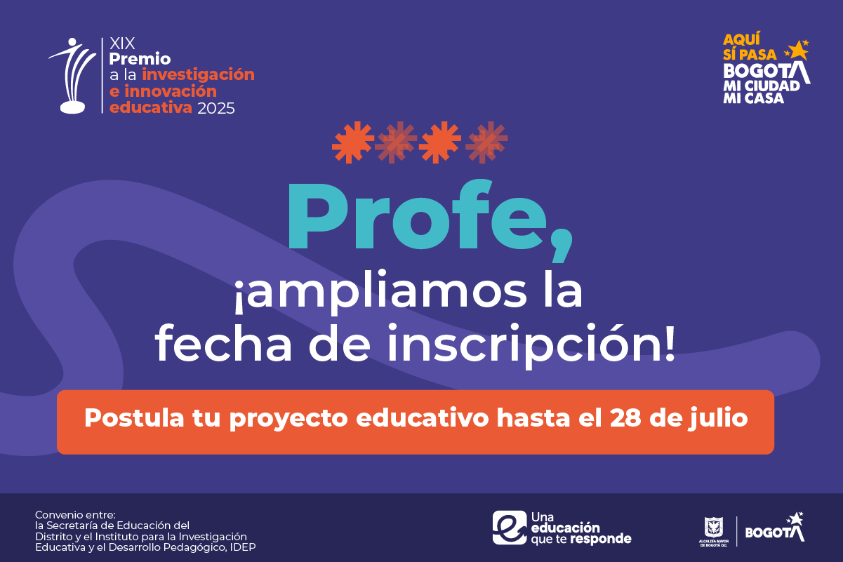 Profe, se amplia la fecha de inscripción al Premio 2025