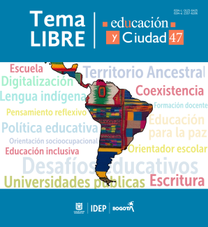 Portada revista educación y ciudad 47